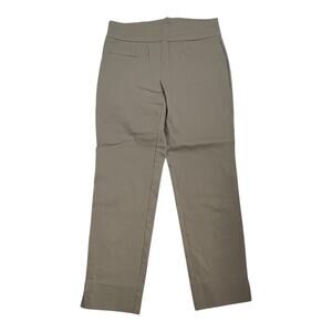 Renuar Womens Stretch Capri Khaki Beige Trousers Slacks Office Career 4